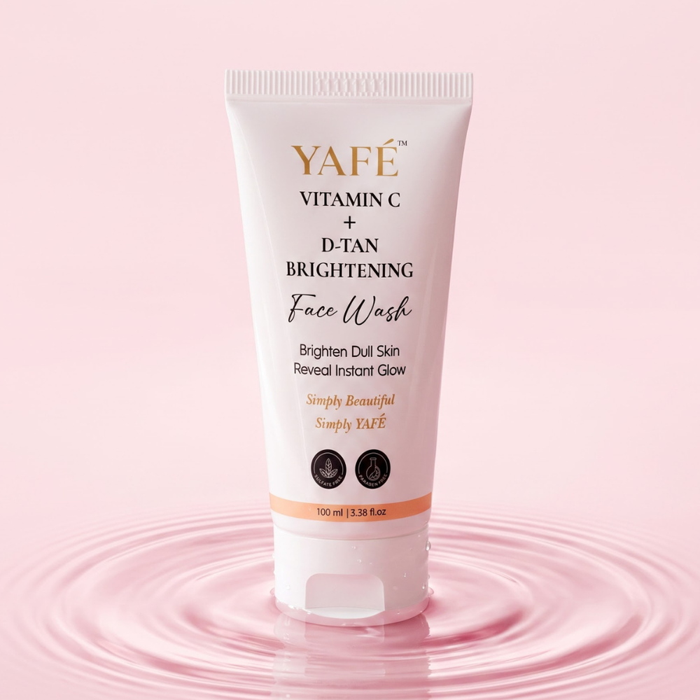 Yafé Vitamin C + D Tan Brightening Face Wash with Niacinamide | 100ml