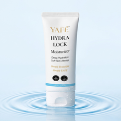 Yafé Hydra Lock Moisturizer, Hyaluronic Acid & Niacinamide Face Cream, 50g