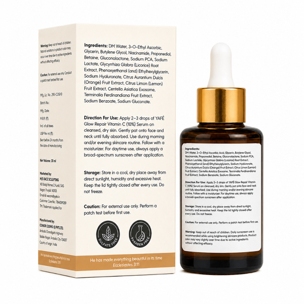 Yafé Glow Repair 10% Vitamin C Serum with goodness of Centella | 30ml