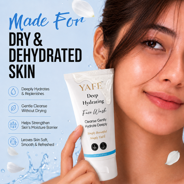Yafé Deep Hydration Face Wash with Niacinamide & Hyaluronic Acid, 100ml
