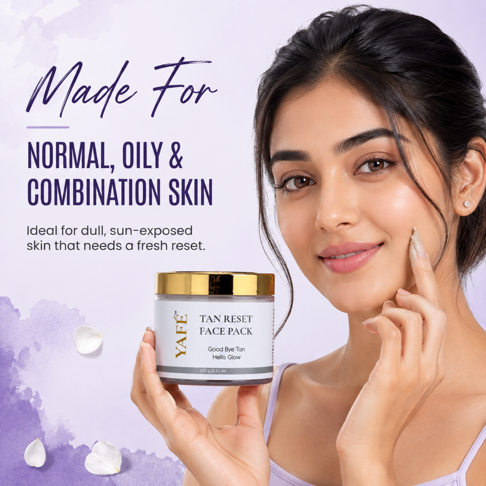 Yafé De-Tan Brightening Face Pack with Kojic Acid & Niacinamide, 50g