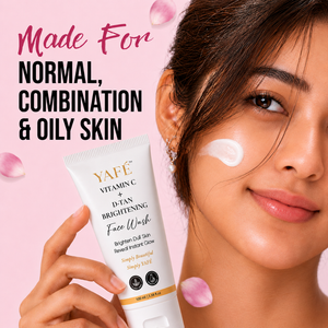 Yafé Vitamin C + D Tan Brightening Face Wash with Niacinamide | 100ml