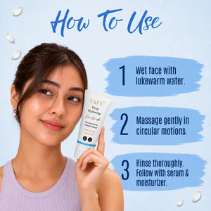 Yafé Deep Hydration Face Wash with Niacinamide & Hyaluronic Acid, 100ml