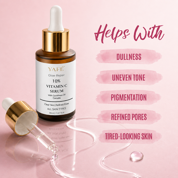 Yafé Glow Repair 10% Vitamin C Serum with goodness of Centella | 30ml