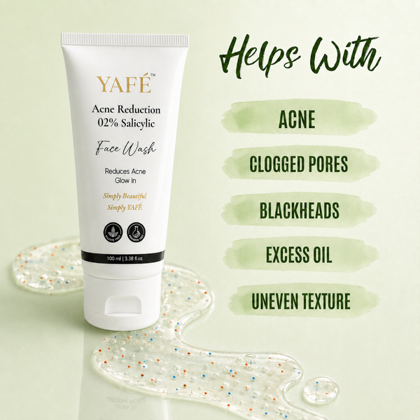 Yafé Acne Reduction 2% Salicylic Face Wash for Oily Skin, 100ml