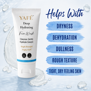 Yafé Deep Hydration Face Wash with Niacinamide & Hyaluronic Acid, 100ml