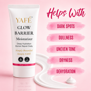 Yafé Glow Barrier Moisturizer with Ceramides & Niacinamide Face Cream, 50g