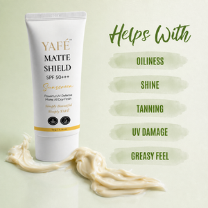Yafé Matte Shield Sunscreen SPF 50+++ with Vitamin E | 50g
