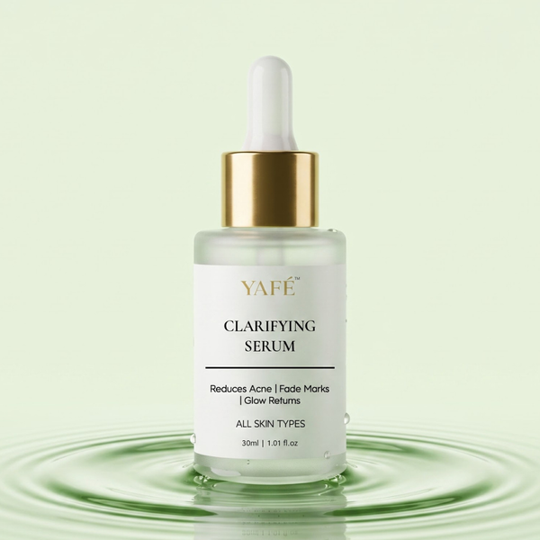 Yafé Clarifying Serum with Salicylic, Glycolic & Mandelic Acid, 30ml