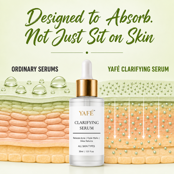 Yafé Clarifying Serum with Salicylic, Glycolic & Mandelic Acid, 30ml