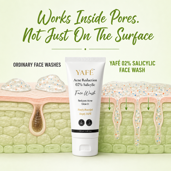 Yafé Acne Reduction 2% Salicylic Face Wash for Oily Skin, 100ml
