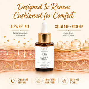Yafé Age Renewal 0.3% Retinol Serum with Niacinamide & CoQ10 | 30ml