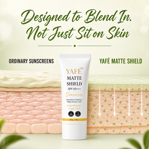 Yafé Matte Shield Sunscreen SPF 50+++ with Vitamin E | 50g