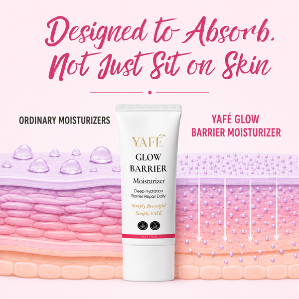 Yafé Glow Barrier Moisturizer with Ceramides & Niacinamide Face Cream, 50g
