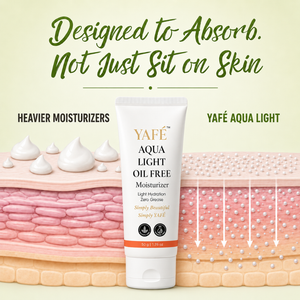 Yafé AquaLight Oil-Free Moisturizer with Aloe Vera & Amino Acids, 50g