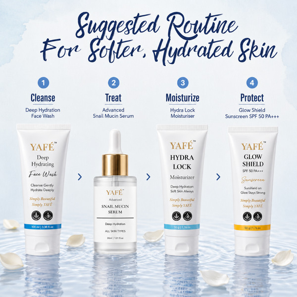 Yafé Snail Mucin Repair Serum with Niacinamide & Hyaluronic Acid, 30ml