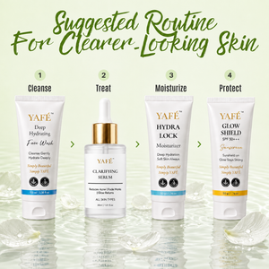 Yafé Clarifying Serum with Salicylic, Glycolic & Mandelic Acid, 30ml