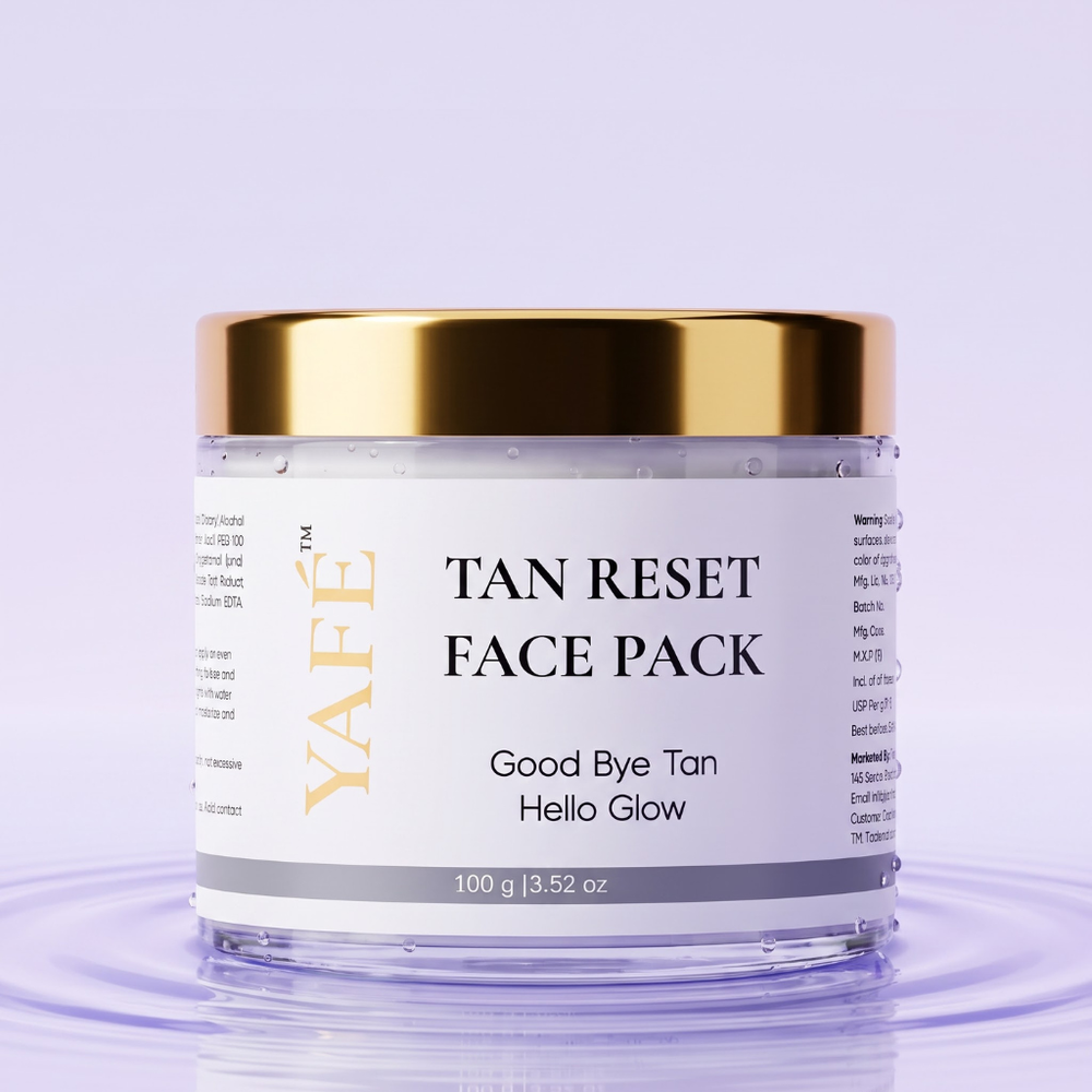 Yafé De-Tan Brightening Face Pack with Kojic Acid & Niacinamide, 50g